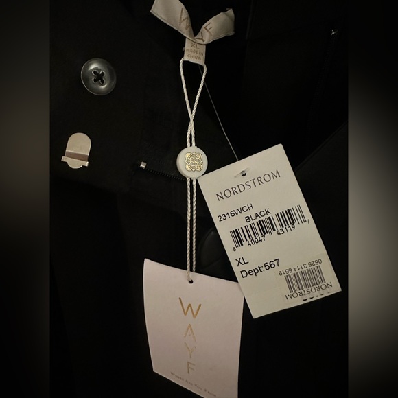 NWT - Size XL - WAYF - Ellyn, Black, Pleated Trouser - Picture 5 of 6